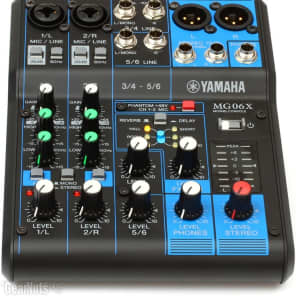 Yamaha MG06X 6-channel Mixer with Effects image 3