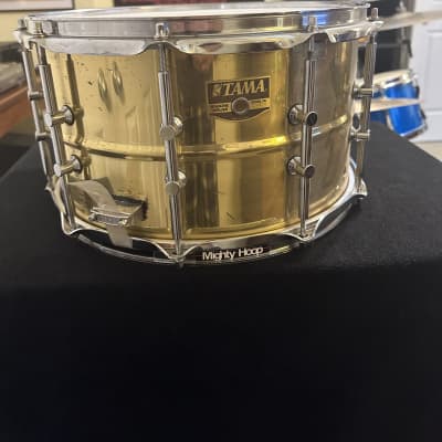 TAMA❅॰ॱ　0928 Tama 1990's Tama 8×14 Powermetal PM328 Brass Snare Drum
