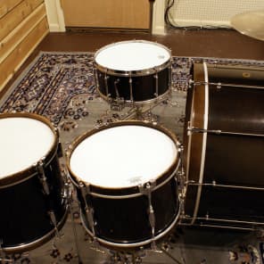 Vintage 1920's Ludwig & Ludwig Full 4 Piece Drum Set w/Hardware & Cymbals image 4