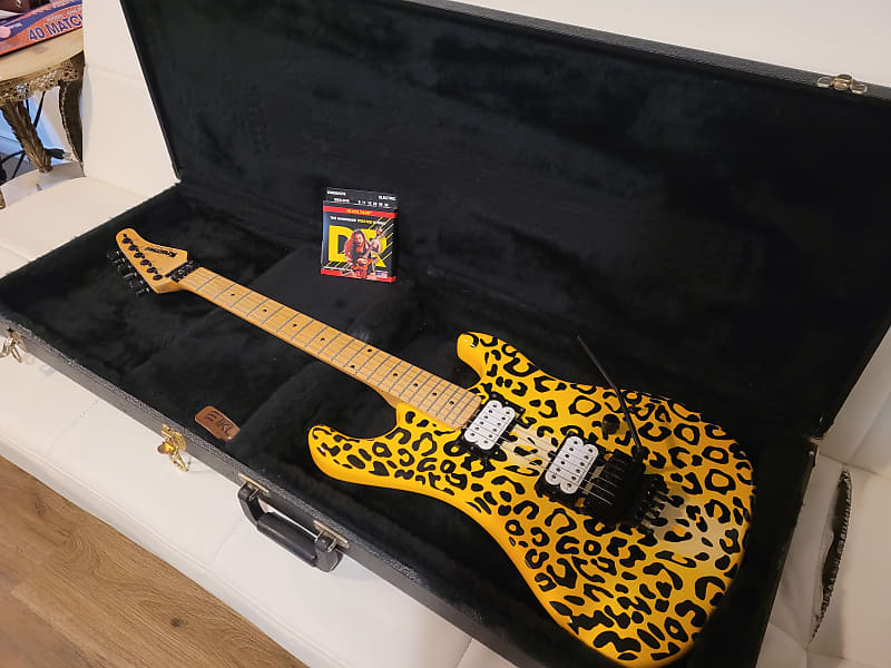 Kramer Pacer Vintage Steel Panther Satchel Signature Yellow Reverb