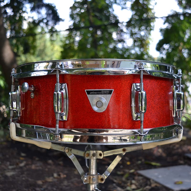 Ludwig S-100 Standard Series 5x14" 8-Lug Wood Snare Drum 1969 - 1974 image 2