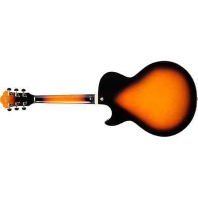 Ibanez AG75G Hollow-Body Guitar, Bound Walnut Fretboard, Brown Sunburst image 5
