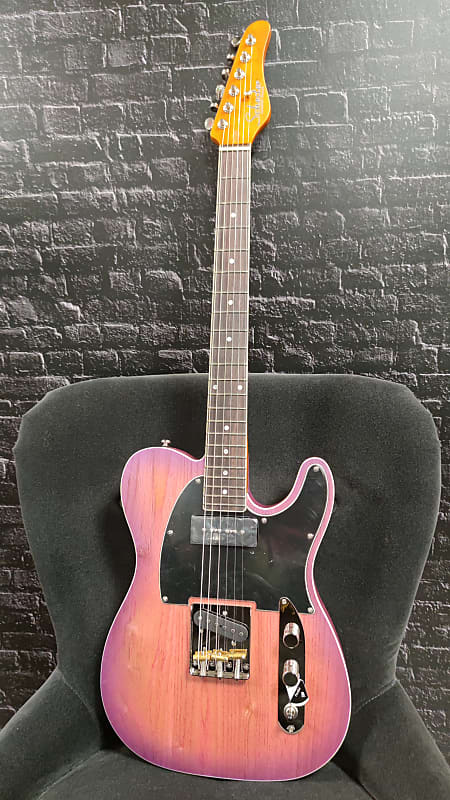 SCHECTER E-Gitarre, PT Special, Purple Burst Pearl, Palisander image 1