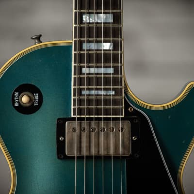 Gibson Murphy Lab Les Paul Custom - Pelham Blue Heavy Aged
