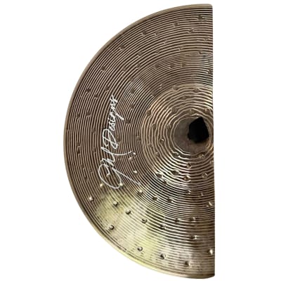 14" GM Designs Custom B20 'Luna' Snare Cymbal - Dry, Metallic Sticking Effects! image 5
