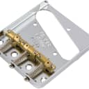 FENDER - 3-Saddle American Vintage Hot Rod Telecaster Bridge Assembly with Compensated Brass Saddles Nickel - 0091114049