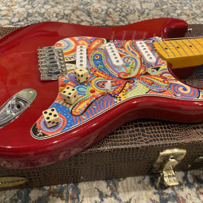 Fender Custom Shop Hand Painted Billy Corgan Pickguard on New York Pro Stratocaster image 1