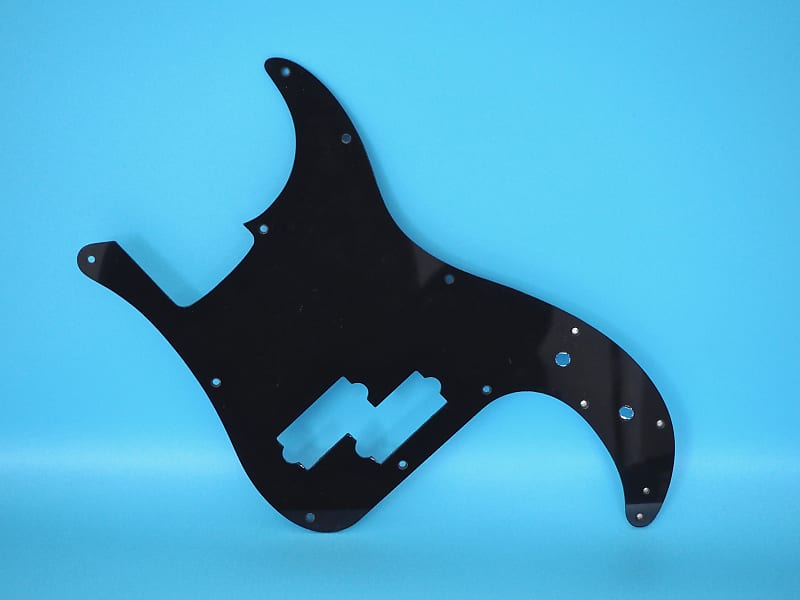 Precision Bass Pickguard Black One Ply For Fender Reverb