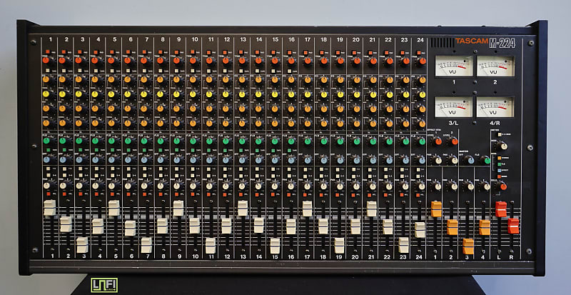 Tascam M-224 80's Vintage 24 Channel Analogue Mixer - 240V!