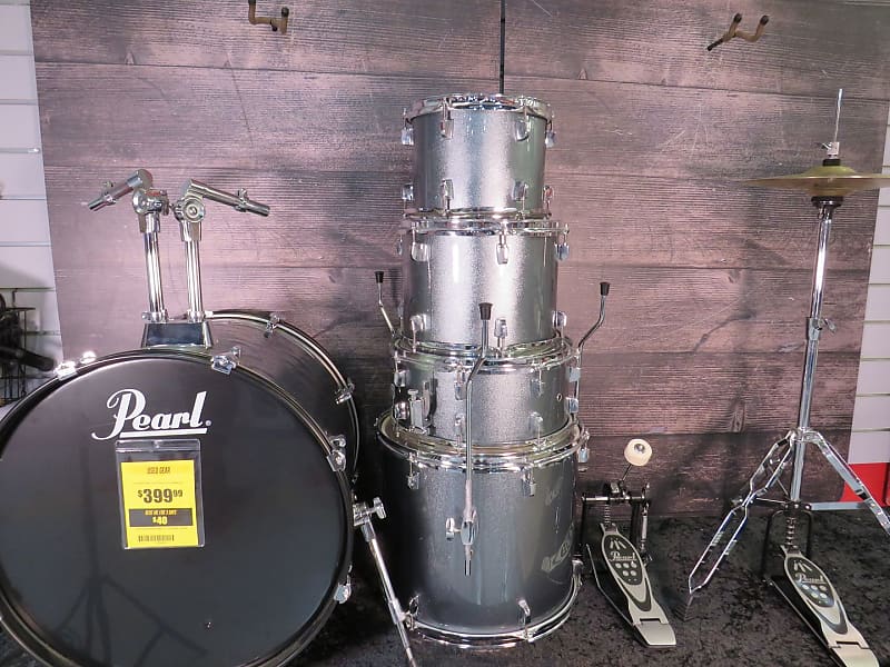 Pearl Roadshow Drum Set With Hardware & Cymbals(5 Piece) Reverb