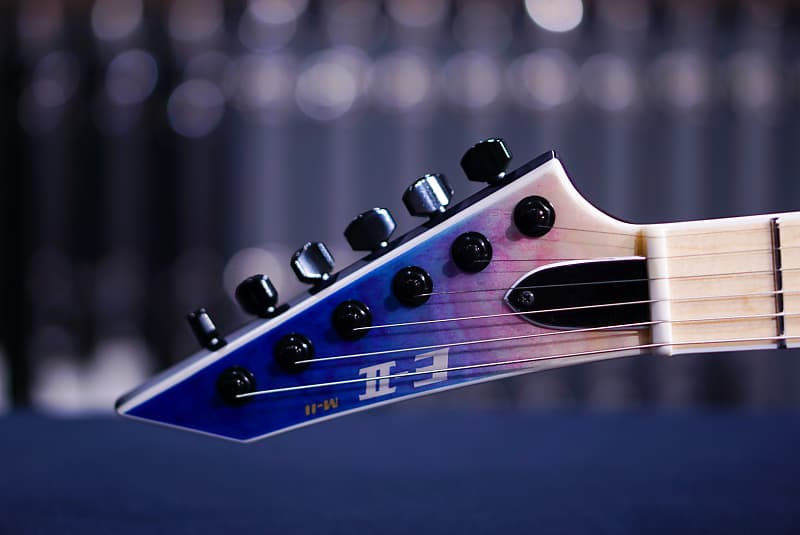 E-II M-II HST QM Indigo Purple Fade Electric Guitar w/Hard