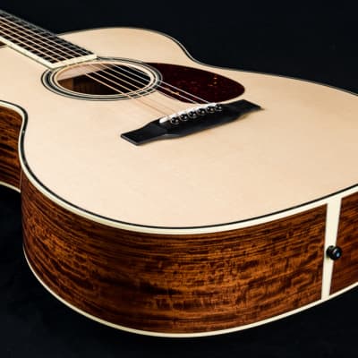Collings OM-42 Custom Figured Bolivian Rosewood and German Spruce with Black Pearl NEW image 15