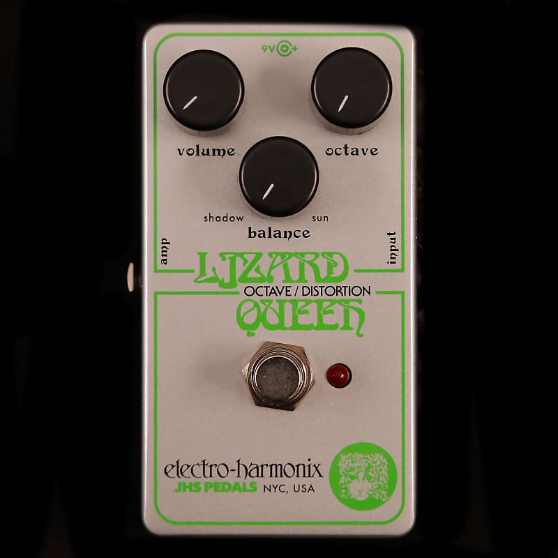 ElectroHarmonix Lizard Queen Octave Fuzz Pedal Reverb