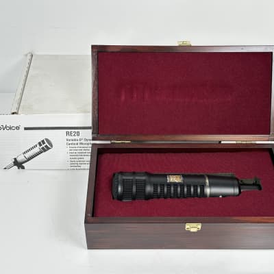 (New Old Stock) Electro Voice RE20 Microphone SE 75th Anniversary Black