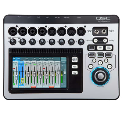 QSC TouchMix-8 Touch-screen Digital Audio Mixer with 8 Mic/Line Inputs - Used image 1