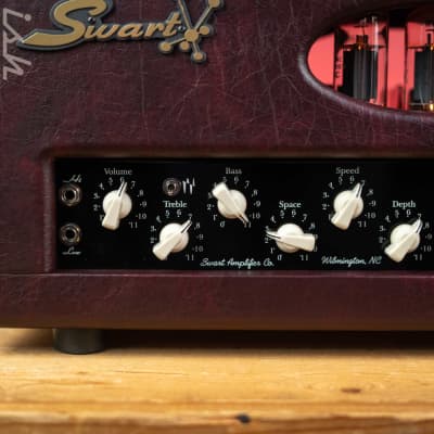 Swart Space Tone ST-45 45W Guitar Amp Head Wine Taurus image 3