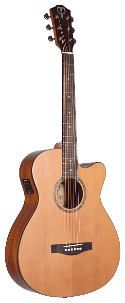 Teton STG105CENT-TF 12-Fret Grand Concert with Electronics Natural image 1
