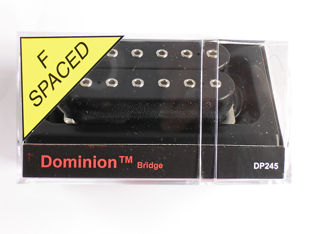 DiMarzio DP245FBK Dominion F-Spaced Bridge Humbucker image 1