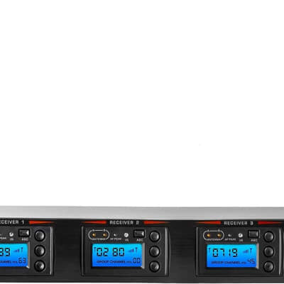 Nady Professional 4 UHF Wireless Karaoke Microphones System w/ Autoscan image 3