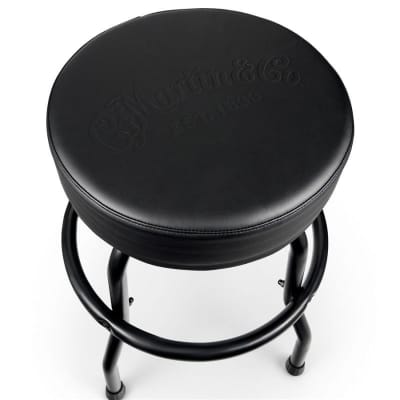 Martin & Co. - Tone on Tone Black Barstool image 2