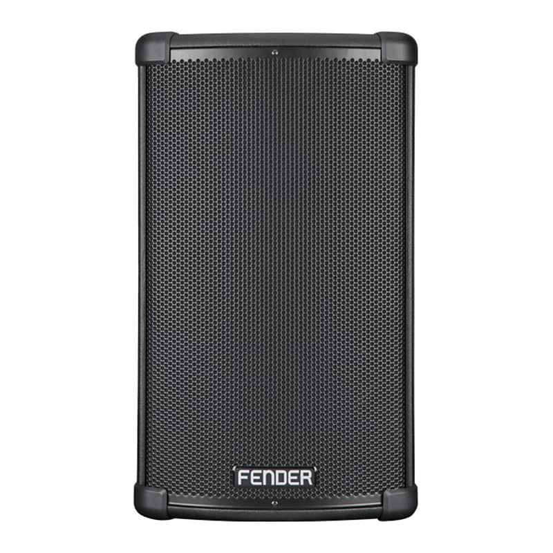 Fender Fighter 10-Inch 2-Way Full-Range Active Powered Speaker with Bluetooth Audio Streaming, Three Channels, and 1100W Class D Power Amplifier (Black) image 1
