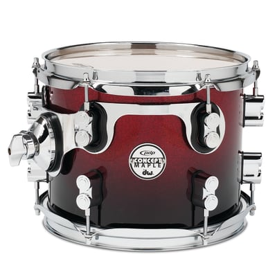 PDP Concept Maple 8x10 Tom - Red To Black Fade image 3