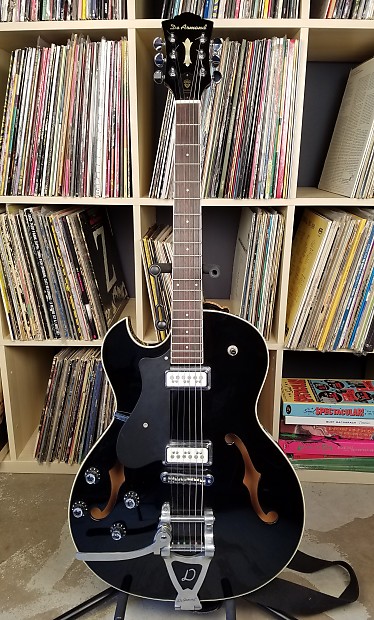 Left Hand DeArmond Starfire Special 1999 Black | Reverb