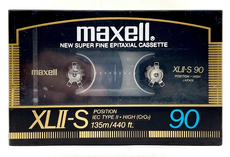 10 Maxell XLII 90 (Made in Japan) Vintage Blank Audio Cassette