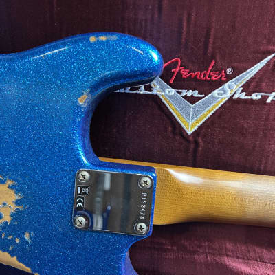Fender '61 Relic Custom Shop Stratocaster Dealer Special Order 2023 - Blue Sparkle image 8