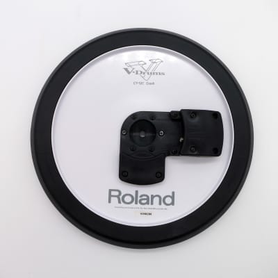 Roland CY-12C V-Cymbal 12" Crash Pad  - Black w White Back image 4