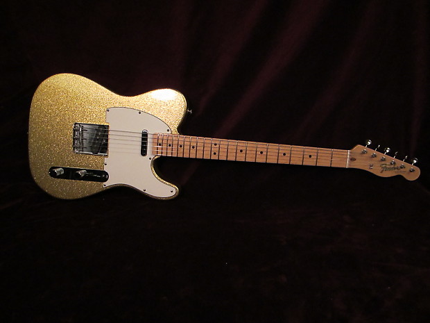 Fender Sparkle Telecaster Gold Reverb