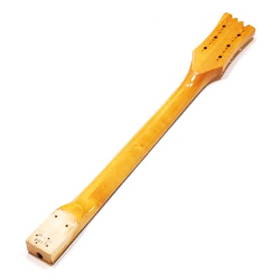 1966 Mosrite The Ventures Model Mark V Vintage Electric Guitar Neck – Rare Original ’66 MK V German Carve Ventures II Part Made in Bakersfield CA (B802) image 6