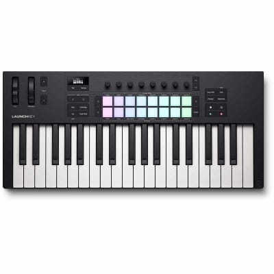 NOVATION LAUNCHKEY-37-MK4 Mk4 - Clavier maitre 37 touches, 16 pads, 8 encodeurs, écran OLED image 1