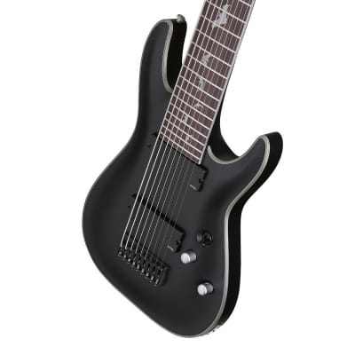 Schecter Damien Platinum-9 9-String Electric Guitar Satin Black image 4