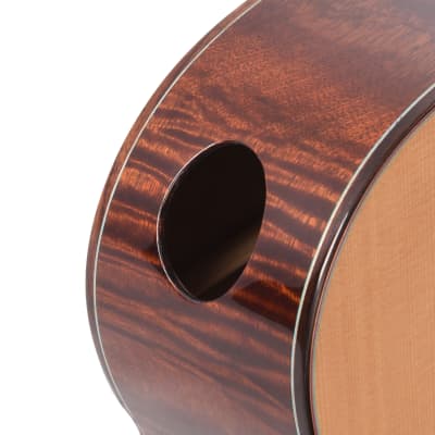Eastman L-OM-QS European Spruce/AA Quilted Sapele OM Natural image 9
