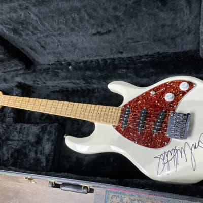 Music Man Brad Whitford’s Aerosmith, Silhouette Guitar, Signed! Authenticated! (BW2 #29) - White image 4