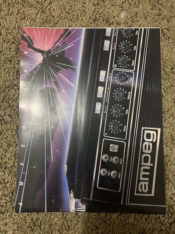 Ampeg 1987 Amplifier Catalog Reverb