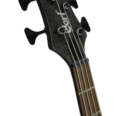 Cort B4ELEMENTOPTB Artisan Series B4 Element Bass Guitar. Open Pore Black image 4
