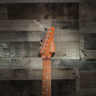 Schecter Traditional Van Nuys Gloss Natural Ash Electric Guitar (B-Stock) image 4