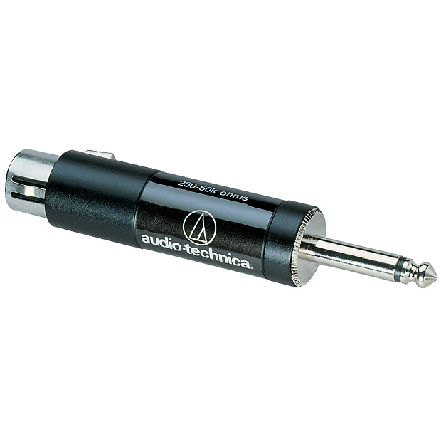Audio-Technica CP8201 XLR-F to TS Microphone Impedance Transformer image 1