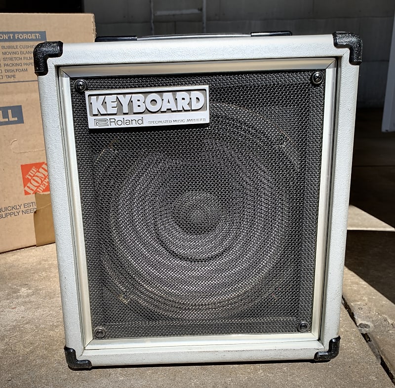 Roland CUBE40 40Watt 1x10" Keyboard Amp 1979 1987 Silver Reverb