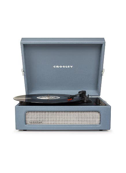 Crosley Voyager Portable Turntable - Washed Blue CR8017A-WB | Reverb