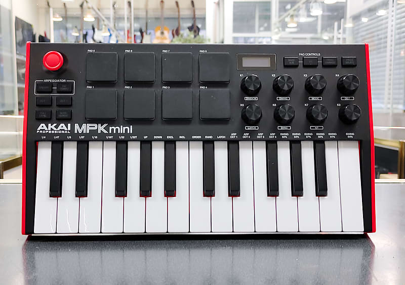 AKAI MPK mini MK3 Professional MIDI Keyboard Controller Red New in Box