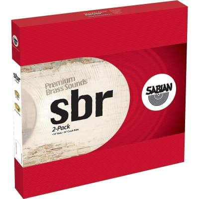 Sabian Cymbals SBR5002 SBR 2-Pack 14" Hi hats 18" Crash/Ride Free Shipping image 2