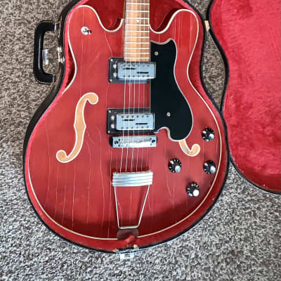 Vintage 1969 Ovation Condor hollow body electric guitar made In the usa case image 23