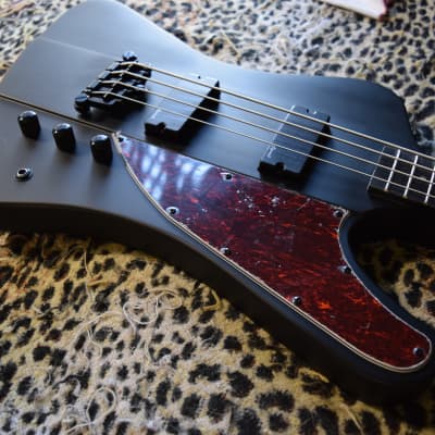 Harley Benton TB-70 SBK Murdered Out! Deluxe Series Bass 2020 Black Matte image 9