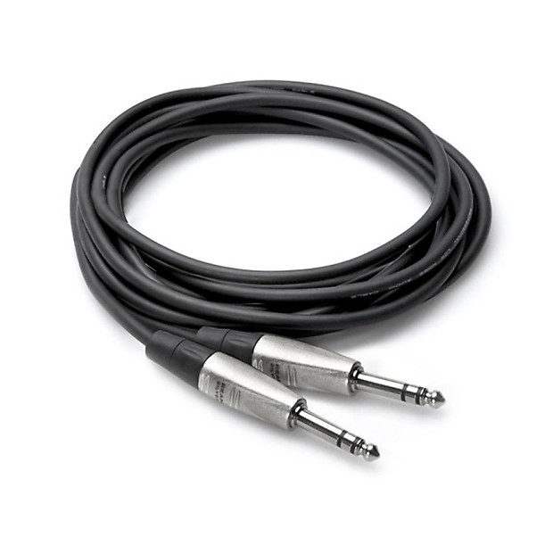 Hosa HSS-030 REAN 1/4" TRS to Same Pro Balanced Interconnect Cable - 30' image 1