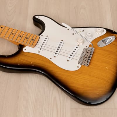 2015 Fender Custom Shop 1957 Stratocaster Partscaster Sunburst w/ Fat 50s, Case image 9