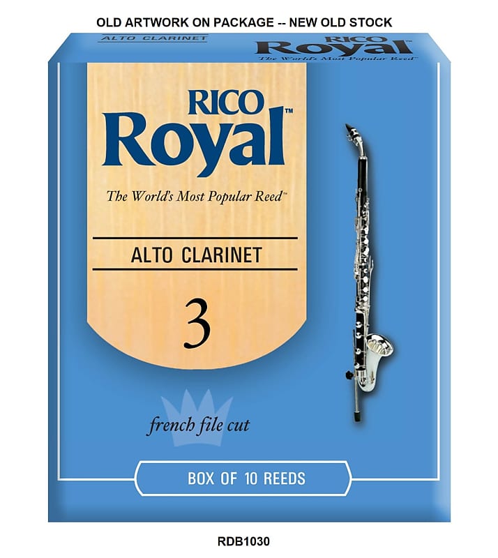 D'Addario Rico Royal RDB1030 – Alto Clarinet 3.0 TEN (10) Reeds image 1