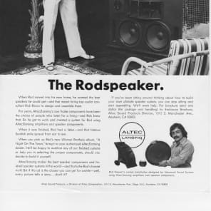 Altec The RodSpeakers  Custom built for Rod Stewart 1976 walnut image 2